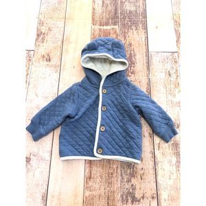 Carter's Bear Ear quilted‎ pattern jacket 9M